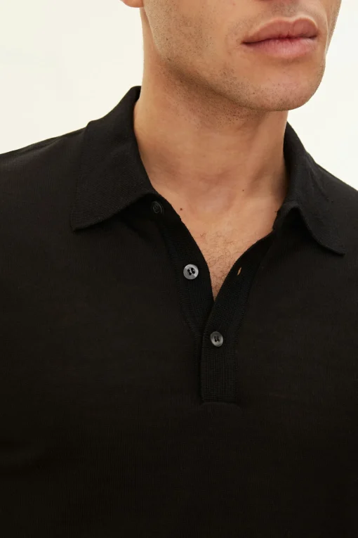 Regular Fit Extra Fine Merino Wool Polo Shirt