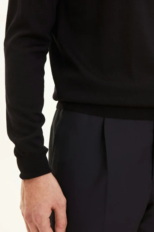 Regular Fit Extra Fine Merino Wool Roundneck Sweater