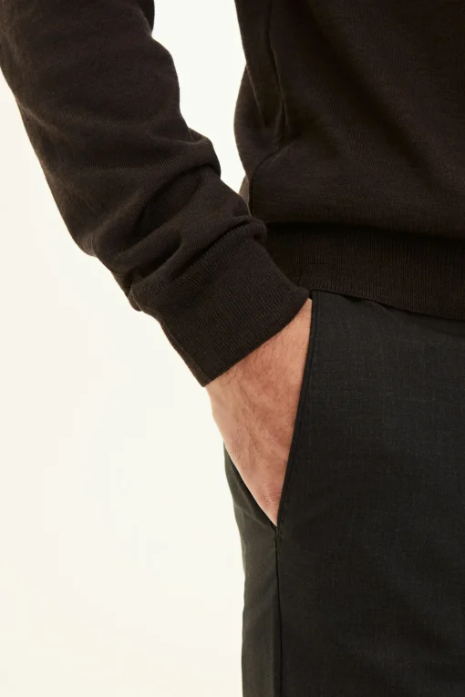 Regular Fit Extra Fine Merino Wool Rollneck