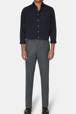 Regular Fit Flannel Trousers