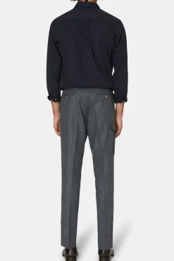 Regular Fit Flannel Trousers