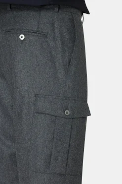 Regular Fit Flannel Trousers