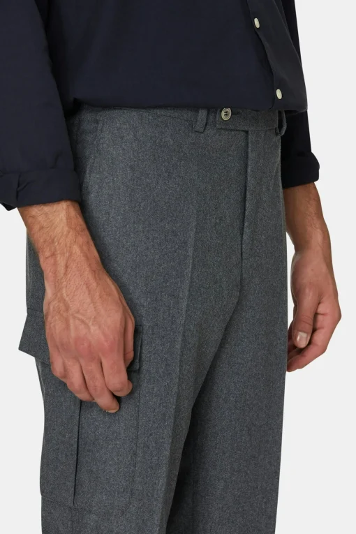 Regular Fit Flannel Trousers
