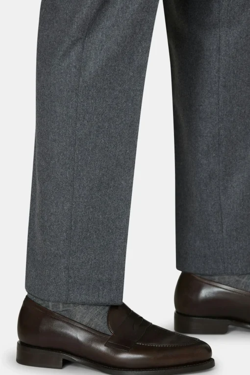 Regular Fit Flannel Trousers