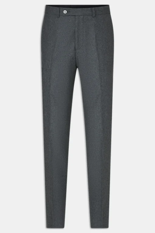 Regular Fit Flannel Trousers