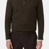 Regular Fit Half Zip Soft Wool Cashmere Sweater