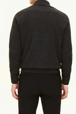 Regular Fit Half Zip Soft Wool Cashmere Sweater