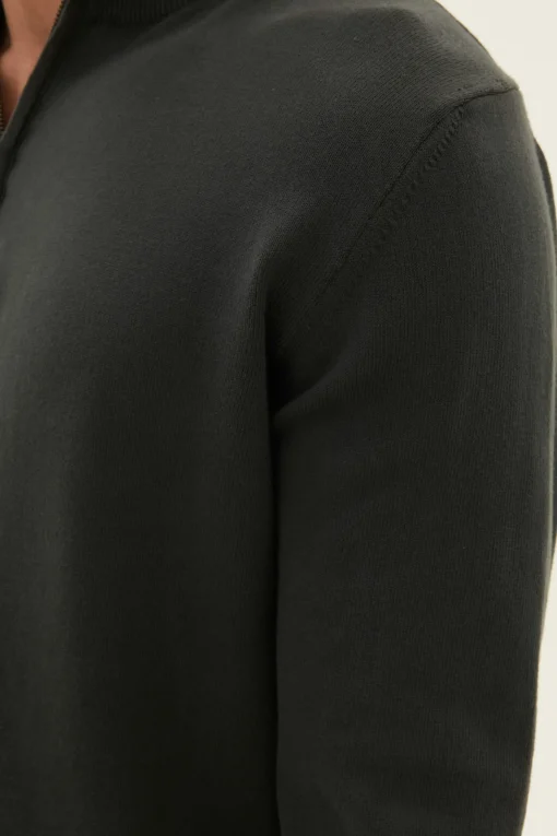 Regular Fit Half Zip Sweater