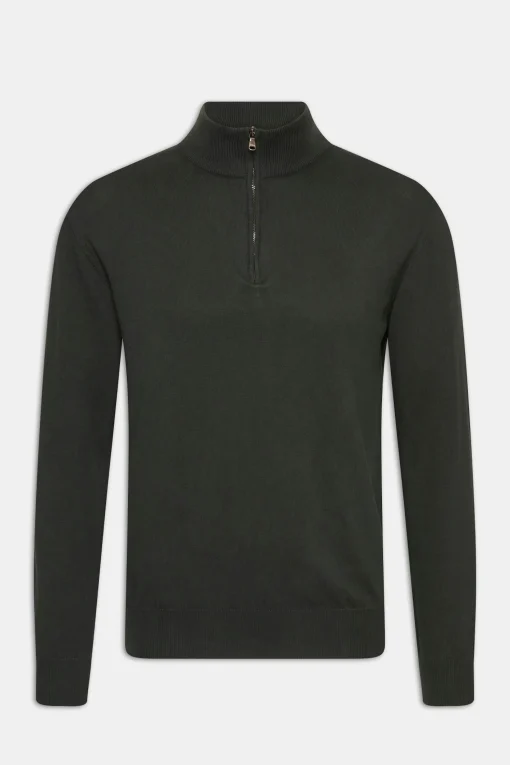 Regular Fit Half Zip Sweater