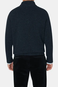 Regular Fit Half Zip Woolblend