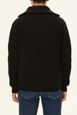Regular Fit Heavy Knit Half Zip Sweater