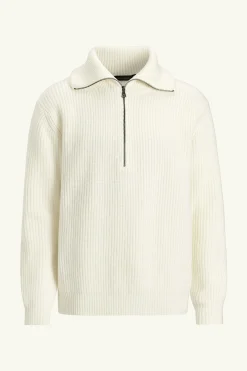 Regular Fit Heavy Knit Half Zip Sweater