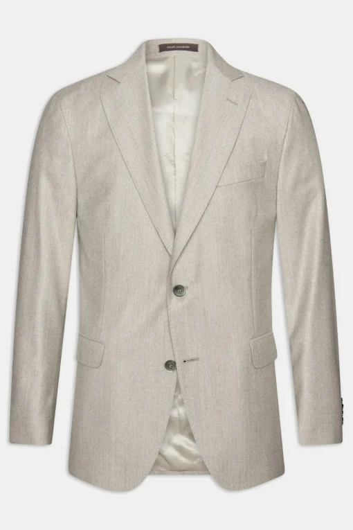 Regular Fit Herringbone Blazer