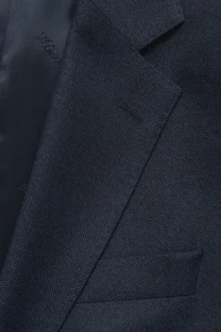 Regular Fit Herringbone Blazer