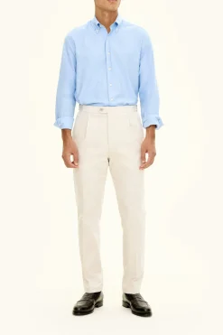 Regular Fit High Waist Corduroy Trousers