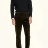 Regular Fit High Waist Corduroy Trousers