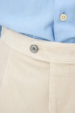 Regular Fit High Waist Corduroy Trousers