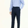 Regular Fit High Waist Linen Trousers