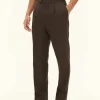 Regular Fit High Waist Linen Trousers