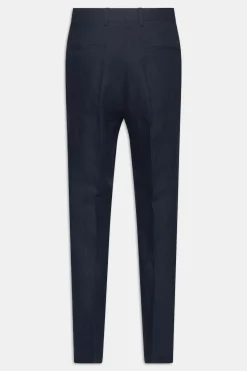 Regular Fit High Waist Linen Trousers