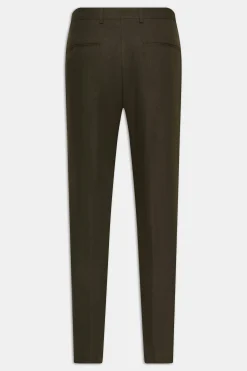 Regular Fit High Waist Linen Trousers