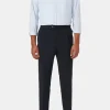 Regular Fit High Waist Microstructure Trousers