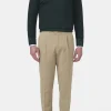 Regular Fit High Waist Microstructure Trousers