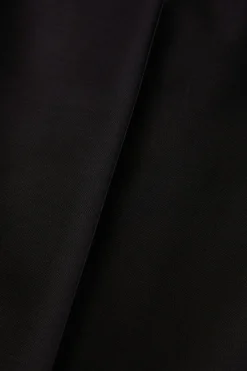 Regular Fit High Waist Microstructure Trousers
