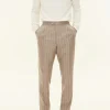 Regular Fit High Waist Trousers