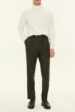 Regular Fit High Waist Trousers