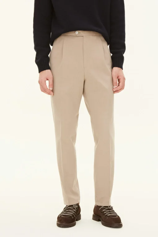 Regular Fit High Waist Trousers