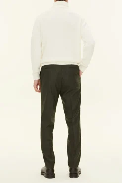Regular Fit High Waist Trousers