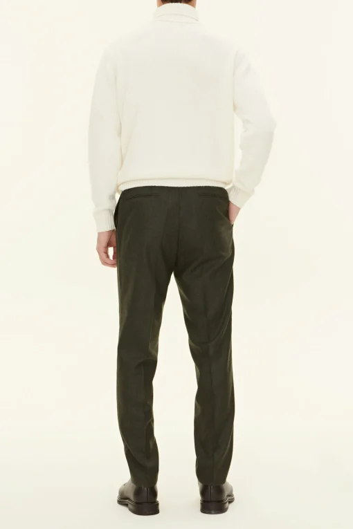 Regular Fit High Waist Trousers