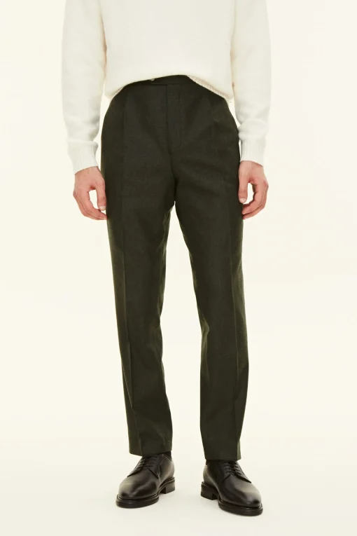 Regular Fit High Waist Trousers