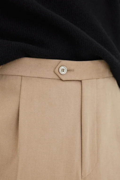 Regular Fit High Waist Trousers