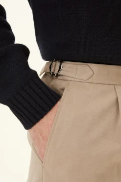 Regular Fit High Waist Trousers