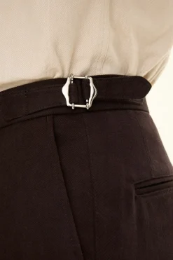 Regular Fit High Waist Trousers
