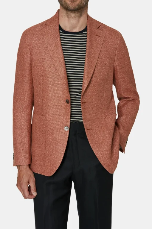 Regular Fit Hopsack Blazer