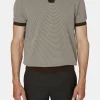 Regular Fit Jacquard Knit Poloshirt