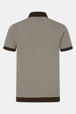 Regular Fit Jacquard Knit Poloshirt