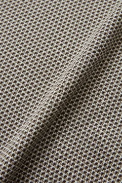 Regular Fit Jacquard Knit Poloshirt