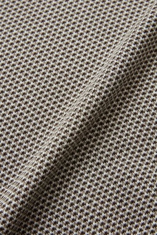 Regular Fit Jacquard Knit Poloshirt