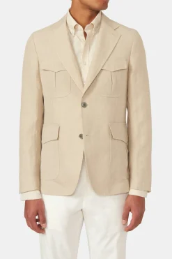 Regular Fit Linen Blazer