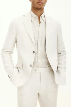 Regular Fit Linen Blazer