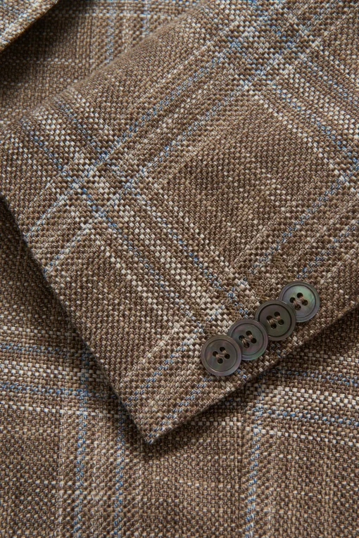 Regular Fit Linen Blazer
