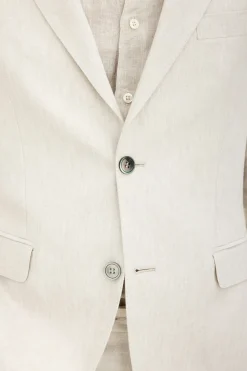 Regular Fit Linen Blazer