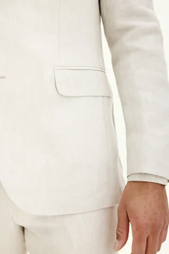 Regular Fit Linen Blazer
