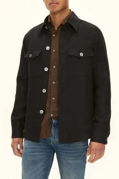 Regular Fit Linen Overshirt