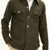 Regular Fit Linen Overshirt