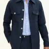 Regular Fit Linen Overshirt